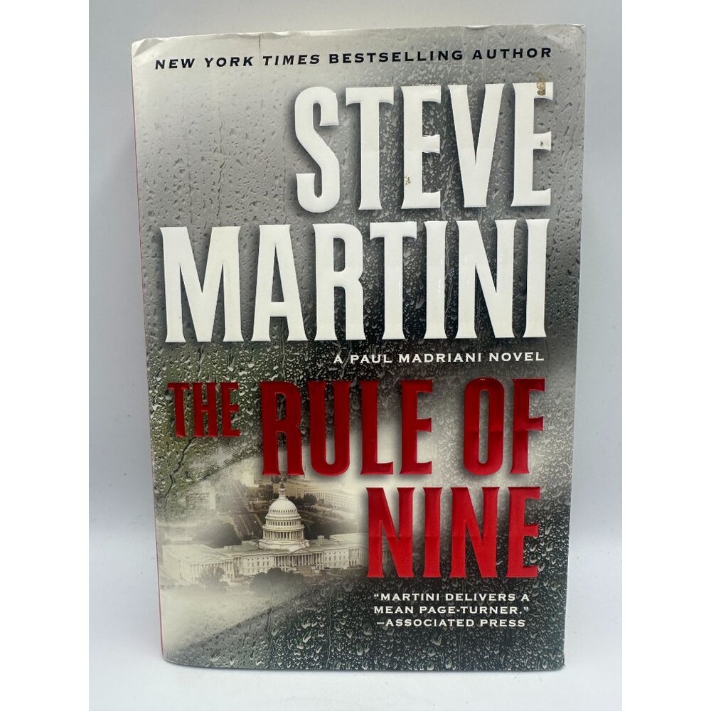 The Rule Of Nine Steve Martini 2010 Hardcover First Edition Legal Thriller